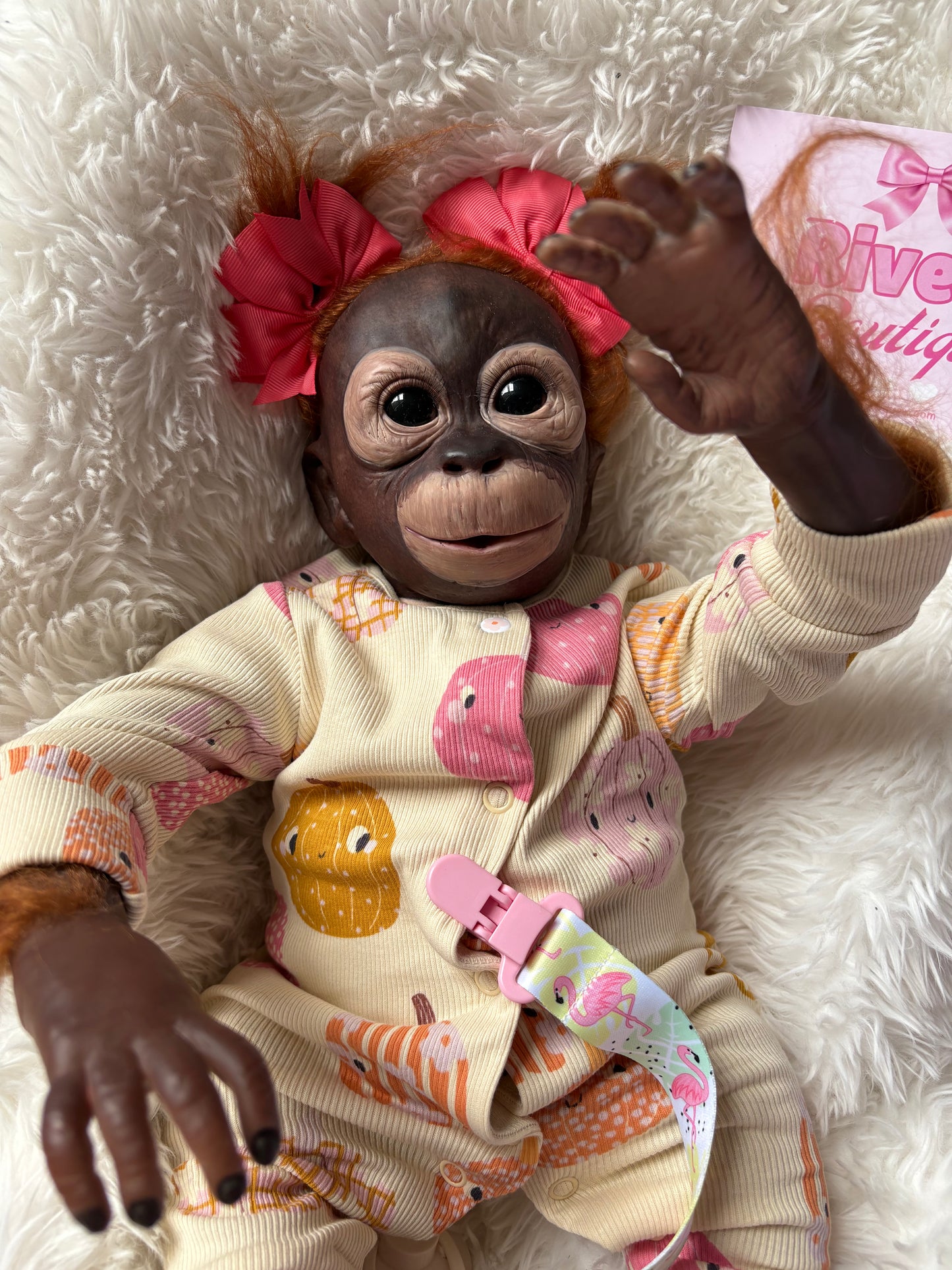 Girl Reborn Monkey - Soft Body weighted