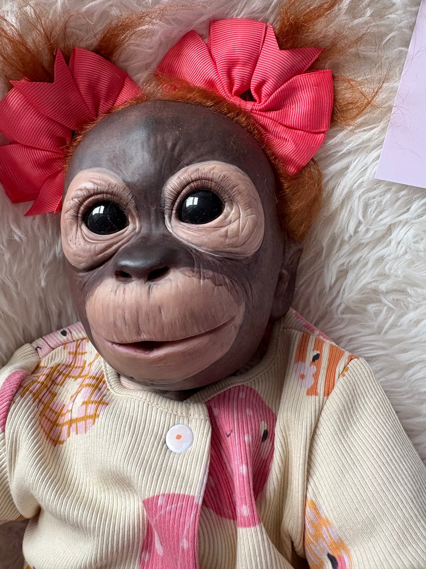 Girl Reborn Monkey - Soft Body weighted