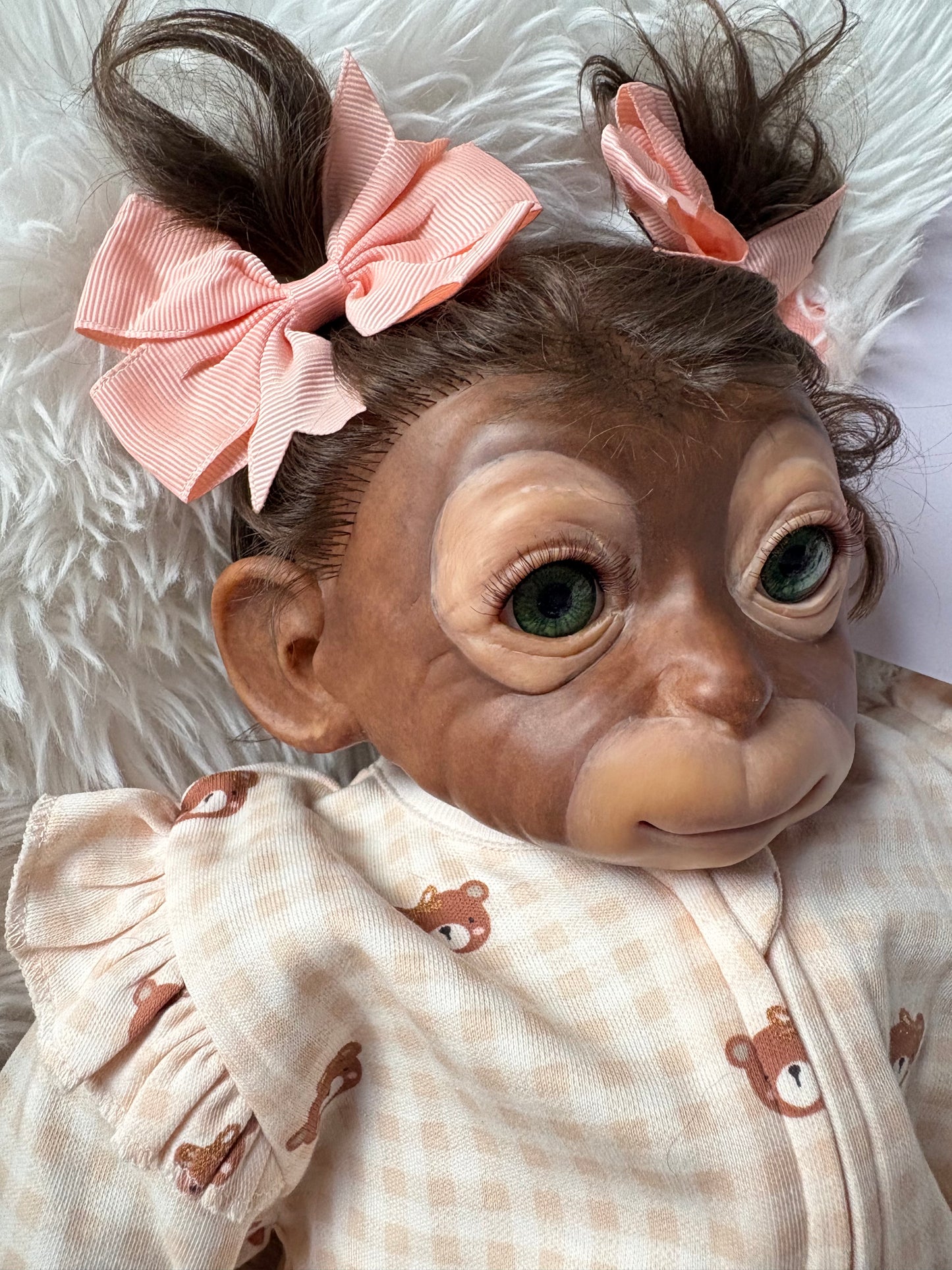 Monkey Baby Reborn Soft Body