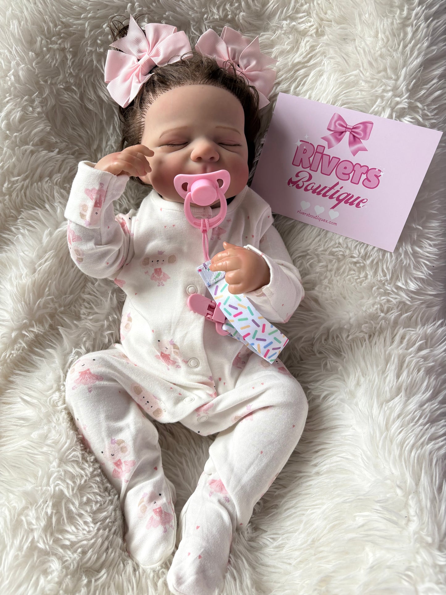Baby Girl Reborn Full Body Rooted Hair