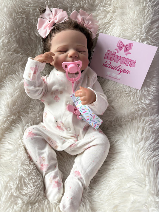 Baby Girl Reborn Full Body Rooted Hair