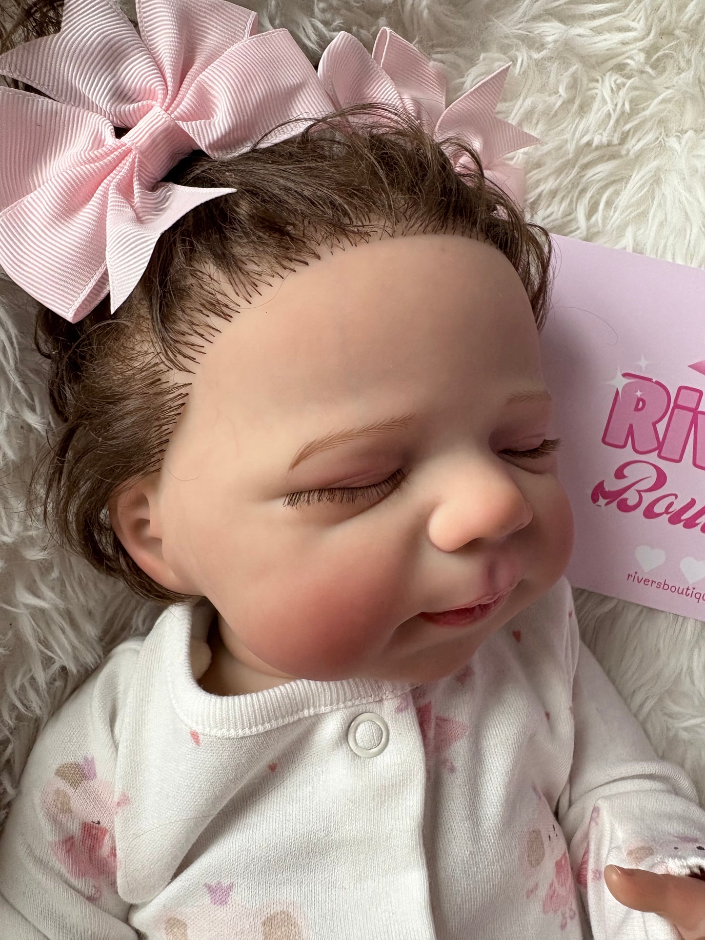 Baby Girl Reborn Full Body Rooted Hair
